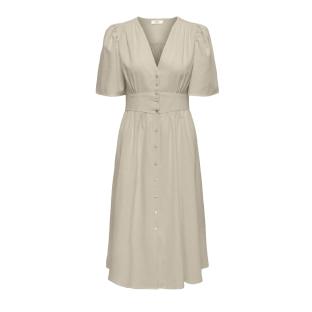 Robe Beige Femme JDY Nora 2/4 Midi vue 0