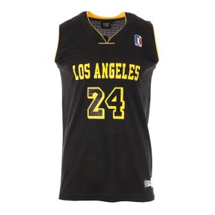 Los Angeles Maillot de basket Noir sport zone pas cher