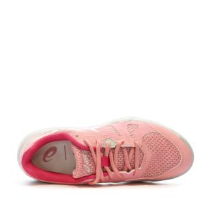 Chaussures de Tennis Rose/Gris Femme/Fille Asics Gel Padel Pro 5 vue 4