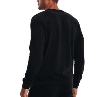 Sweat Noir Homme Under Armour Rival Terry vue 2