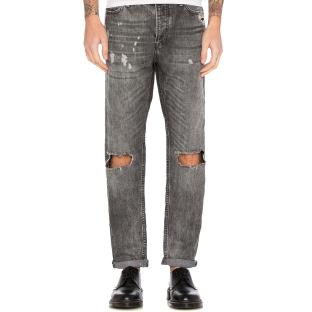 Jean Loose Gris Homme Scotch & Soda Breaker pas cher