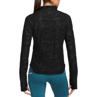 T-shirt Manches Longues Noir Femme Nike Midlayer vue 2