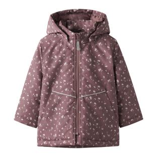 Blouson Rose/Vert Fille Name it Petite Fleurs pas cher