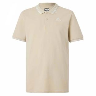 Beiges Herren-Polohemd von Kappa mit Korpo-Logo Ansicht 0