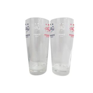 Set de 2 Verres à Bières Equipe de France vue 0
