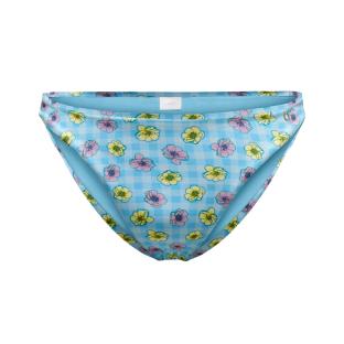 Bas de Bikini Bleu à fleurs Femme Only Elly pas cher