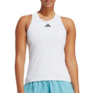Débardeur Blanc Femme Adidas Club pas cher