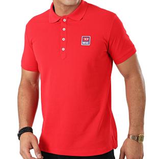 Polo Rouge Homme Diesel T-Smith pas cher