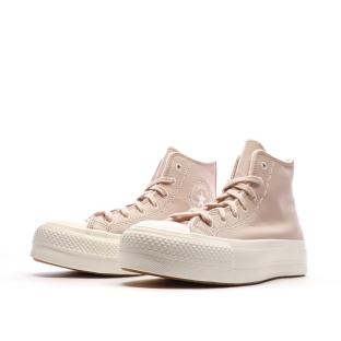 Baskets Roses Femme Converse Chuck Taylor All Star Lift vue 6