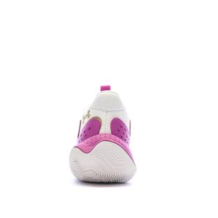 Chaussures de Basketball Blanches/Violettes Femme Under Armour Jet 23 vue 3
