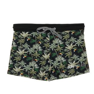 Boxer de bain Noir/Jungle Homme Sun Project 1988 pas cher