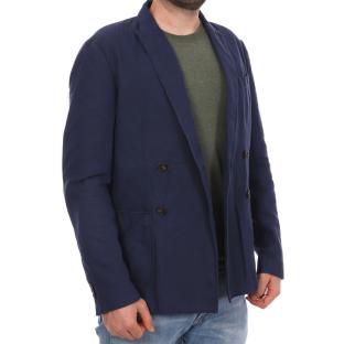 Blazer Bleu Homme Scotch & Soda pas cher