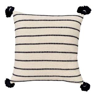 Coussin déhoussable uni en Coton Ecru TODAY 45x45 cm vue 0