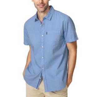 Chemise Bleu Homme TBS BRODY vue 0