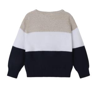 Pull Beige/Marine Garçon Name it Vohan vue 2