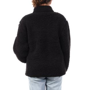 Veste Sherpa Noir Femme Full Compagnie des Amériques Zip vue 0