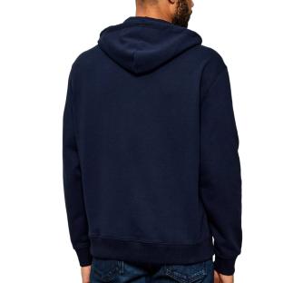 Sweat à Capuche Marine Homme Calvin Klein Jeans 350 terry Micro [68f8d67d749b7] vue 2