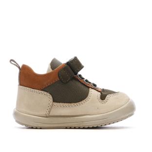 Baskets Hautes Beige/Camel Garçon Kickers Bottillon vue 2
