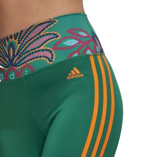 Legging Vert Femme Adidas Farm vue 3