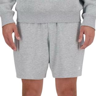Short Gris Homme New Balance French Terry vue 0