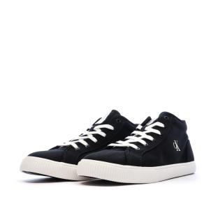 Baskets Noir/Blanc Homme Calvin Klein Jeans Ess Vulc vue 6