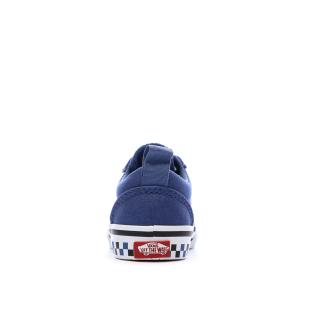 Baskets Bleu Garçon Vans Ward Slipon Variety Sidewa vue 3