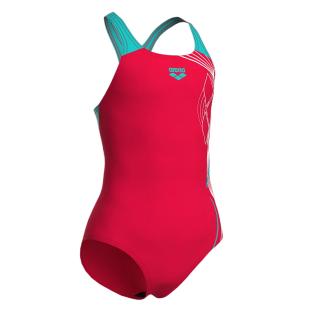 Maillot de bain Rouge Fille Arena 008670 vue 2