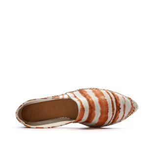 Espadrilles Beige/Orange Tie & Dye Femme Pare Gabia Anaia vue 0