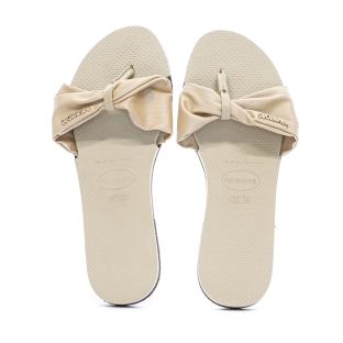 Tongs Beige Femme Havaianas Saint Tropez Sand Grey vue 0
