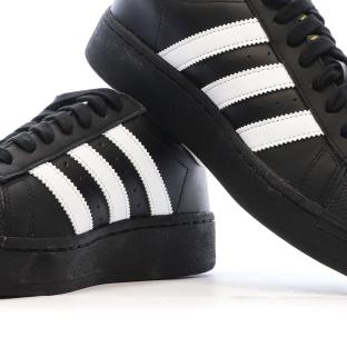 Baskets Noires/Blanches Homme Adidas Superstar Xlg vue 7
