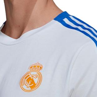 Real Madrid T-shirt Blanc Homme Adidas GU9711 vue 3