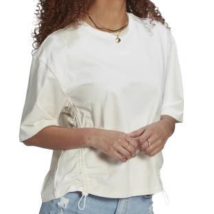 T-shirt Blanc Femme Adidas Loose pas cher