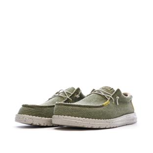 Chaussures Vert Homme Hey Dude Olive vue 0