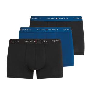 X3 Boxers Bleu Homme Tommy Hilfiger 3p Trunk Dtm vue 0