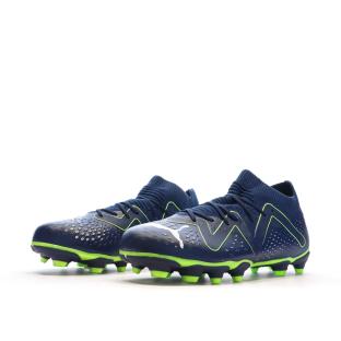 Chaussures de foot Marine/Jaune Enfant Puma Future Match FG vue 6