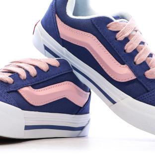 Baskets Bleu/Rose Fille Vans Knu Skool 2 vue 7