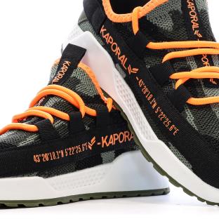 Baskets Kaki/Noir Garçon Kaporal Dofini vue 0
