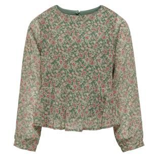 Girl's Fluid Blouse Green/Red Kids ONLY Kogdora Photo of the Espace des Marques %store% store - view of %key%
