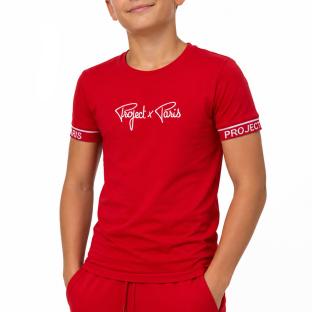 Rotes T-Shirt für Jungen von Project X Paris J2310022 Ansicht 0