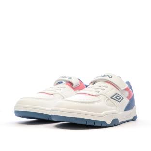 Baskets Blanches/Bleu/Rose Fille Umbro Travys vue 6