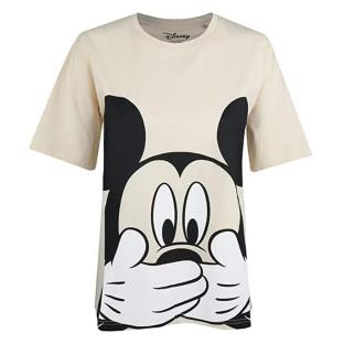 T-Shirt Beige Femme Disney Don't Speak Slouch vue 0