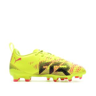 Baskets Jaune Garçon Puma Future 8 Play Fg/ag Jr vue 2