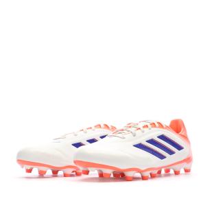 Zapatillas de fútbol blancas/naranjas Adidas Copa Pure III League FG/MG ver 0