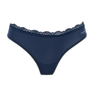 String Marine Femme Calvin Klein Jeans Thong pas cher