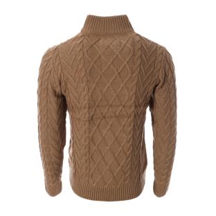 Pull Marron Homme RMS26 60983 vue 2