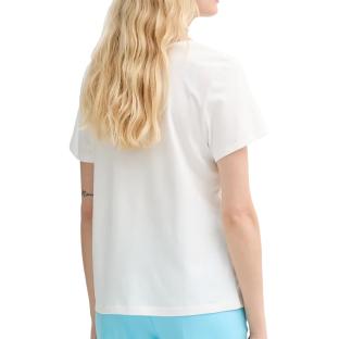 T-shirt Blanc/Bleu Femme Morgan DBELLO vue 2