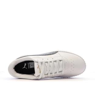 Baskets Blanches/Gris Femme Puma Carina 2.0 vue 4