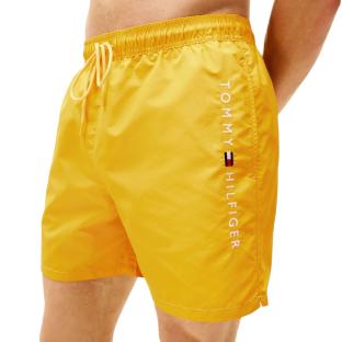 Short de Bain Jaune Homme Tommy Hilfiger Medium Drawstring pas cher