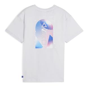 T-shirt Blanc Garçon Puma X Playstation vue 2