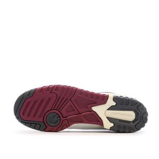 Baskets Ecru/Prune Homme New Balance Bb550 vue 0